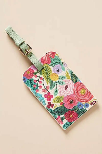 Rifle Paper Co . Luggage Tag In Pink