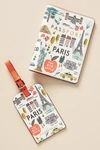 Rifle Paper Co . Luggage Tag In Red