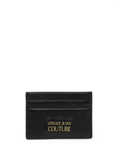 VERSACE JEANS COUTURE LOGO标牌皮质卡夹