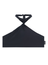 Courrèges Twist-detailing Bikini Top In Black