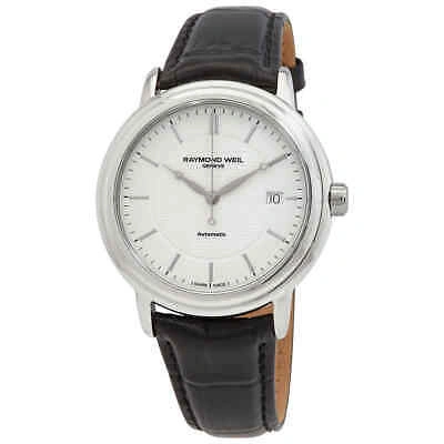 Pre-owned Raymond Weil Maestro Automatic White Dial Men's Watch 2837-stc-30001