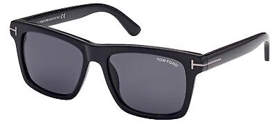 Pre-owned Tom Ford Buckey-02 Ft 0906-n Black/grey 56/17/145 Men Sunglasses In Gray