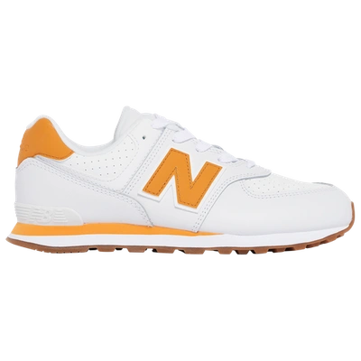 New Balance Kids' Boys  574 In Orange/white