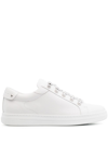 JIMMY CHOO ANTIBES PEARL-EMBELLISHED SNEAKERS - WOMEN'S - CALF LEATHER/RUBBER,ANTIBESFQYF19995358