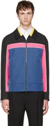 VALENTINO Multicolor Colorblocked Zip-Up Jacket