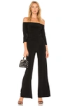 NORMA KAMALI OFF THE SHOULDER JUMPSUIT,KK227JPL133001