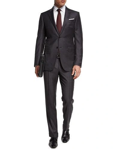 Ermenegildo Zegna Trofeo&reg; Wool Check Two-piece Suit, Gray/brown