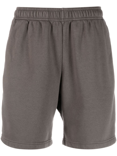 Acne Studios Cotton-blend Track Shorts In Grey