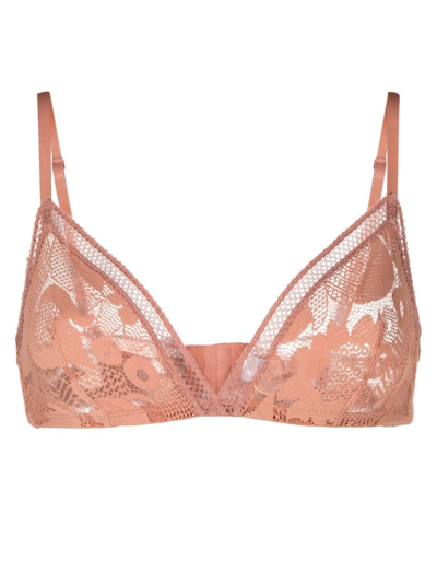 Eres Chemise Wireless Triangle Cup Bra In Neutrals