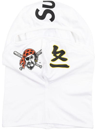 Supreme X Mlb Kanji Teams "pittsburgh Pirates In White