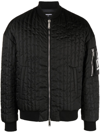 DSQUARED2 LOGO-PATCH BOMBER JACKET