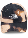 SUPREME X TNF BLEACHED DENIM PRINT 6-PANEL CAP