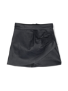ZADIG & VOLTAIRE FAUX-LEATHER DART-DETAIL SKIRT