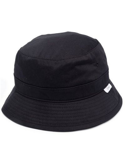 Wtaps Logo-embroidered Bucket Hat In Black