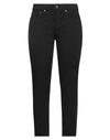 Department 5 Woman Denim Pants Black Size 27 Cotton, Elastane