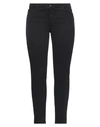 !m?erfect Woman Denim Pants Black Size 30 Cotton, Elastane