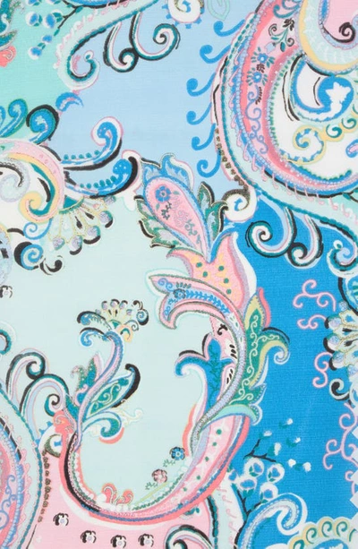 Vince Camuto Paisley Swirl Scarf In Blue