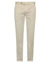 Cellar Door Man Pants Sand Size 34 Cotton, Elastane In Beige