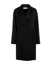 Agnona Woman Coat Black Size 4 Cashmere