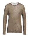 Massimo Alba Man Sweater Military Green Size Xl Wool In Green