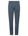 Devore Incipit Man Pants Slate Blue Size 34 Cotton, Polyester, Elastane