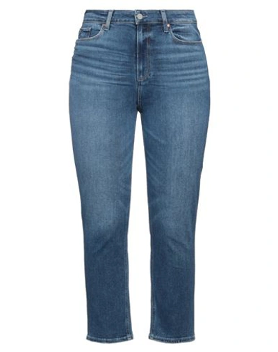 Paige Woman Jeans Blue Size 29 Cotton, Polyester, Elastane