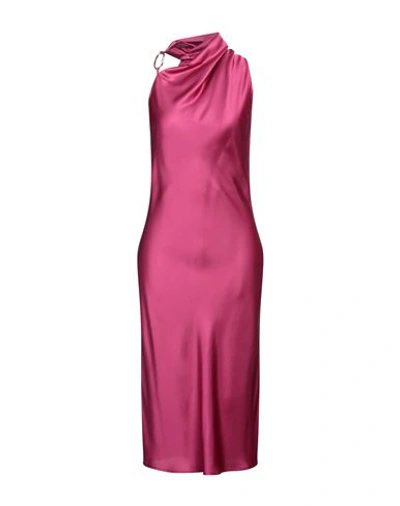 Anna Molinari Woman Midi Dress Mauve Size 8 Viscose In Purple