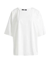 Karl Lagerfeld Woman T-shirt White Size Xl Cotton