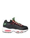Nike Lace Up Sneakers In Black