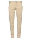 Luigi Borrelli Napoli Man Pants Beige Size 40 Cotton, Elastane