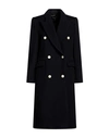 Isabel Marant Woman Coat Black Size 6 Wool, Recycled Cashmere, Polyamide, Polyester, Viscose