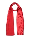 Maison Margiela Long Silk Scarf In Red