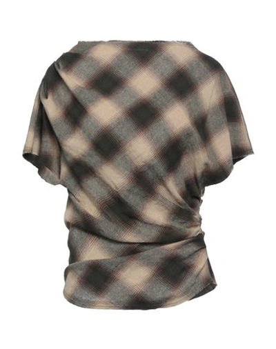 Isabel Marant Étoile Marant Étoile Woman T-shirt Khaki Size 6 Wool, Polyester, Viscose In Beige