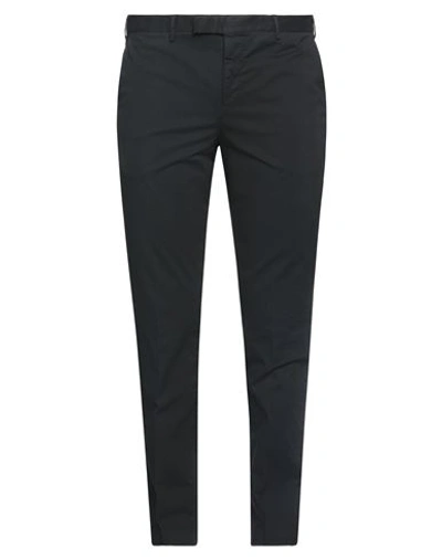 Pt Torino Man Pants Black Size 40 Cotton, Elastane In Black