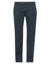 Modfitters Man Pants Navy Size 38 Cotton, Elastane In Navy Blue