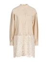 Isabelle Blanche Paris Woman Shirt Beige Size Xs Cotton, Polyester