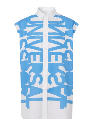 BURBERRY SLEEVELESS SHIRT