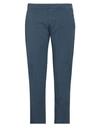 Entre Amis Man Pants Navy Blue Size 40 Cotton, Elastane