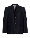 THOM BROWNE THOM BROWNE MAN SUIT JACKET MIDNIGHT BLUE SIZE 3 WOOL