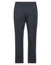 Grey Daniele Alessandrini Man Pants Navy Size 32 Cotton, Elastane In Navy Blue