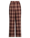 Sfizio Studio Woman Pants Rust Size 6 Viscose, Polyester, Wool, Elastane In Red