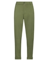 Bicolore® Bicolore Man Pants Military Green Size 32 Viscose, Polyamide, Elastane In Green