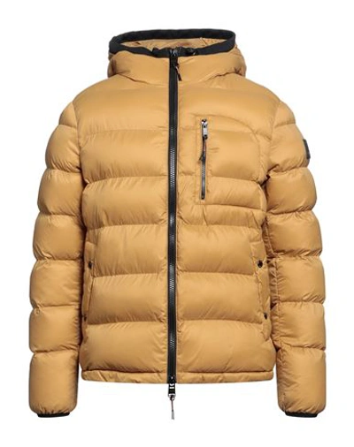 Dekker Man Down Jacket Mustard Size Xl Polyamide In Yellow