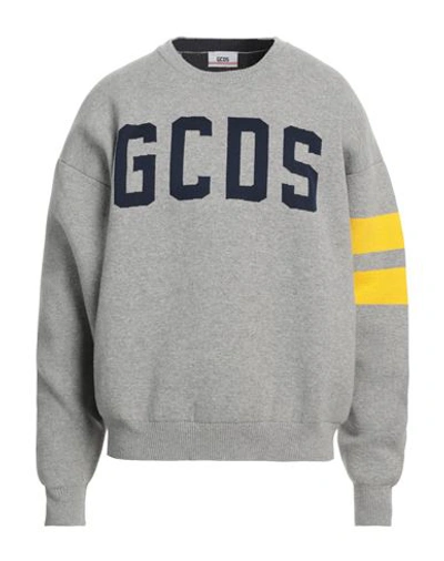 Gcds Man Sweater Grey Size S Polypropylene, Wool, Polyamide, Elastane