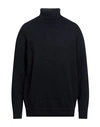 Diktat Man Turtleneck Navy Blue Size Xxl Cotton
