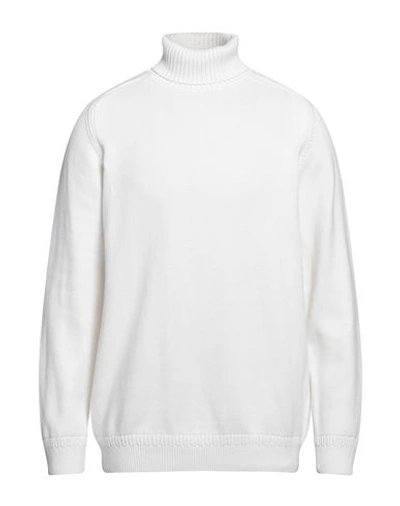 Diktat Man Turtleneck White Size Xxl Cotton In White