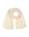 Alpha Studio Woman Scarf Cream Size - Wool, Cashmere In White