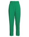 Kaos Woman Pants Green Size 6 Polyester, Viscose, Elastane
