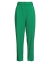 Kaos Woman Pants Green Size 6 Polyester, Viscose, Elastane In Green