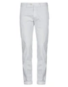 Seventy Sergio Tegon Man Pants Light Grey Size 40 Cotton, Elastane